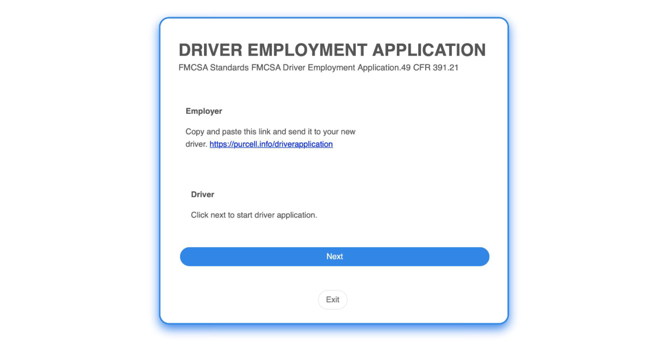 Mobile-Friendly Driver screen image